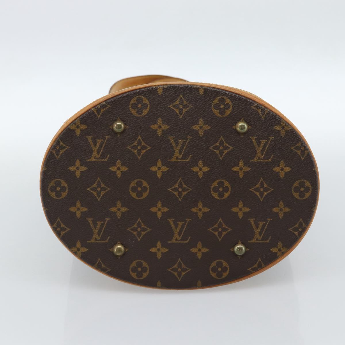 LOUIS VUITTON Monogram Bucket GM Shoulder Bag M42236 LV Auth 183178