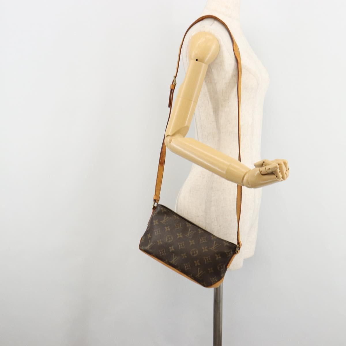 LOUIS VUITTON Monogram Trotteur Shoulder Bag M51240 LV Auth 183181