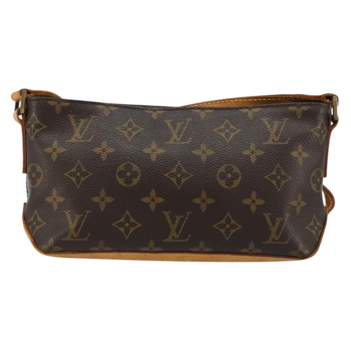 LOUIS VUITTON Monogram Trotteur Shoulder Bag M51240 LV Auth 183181