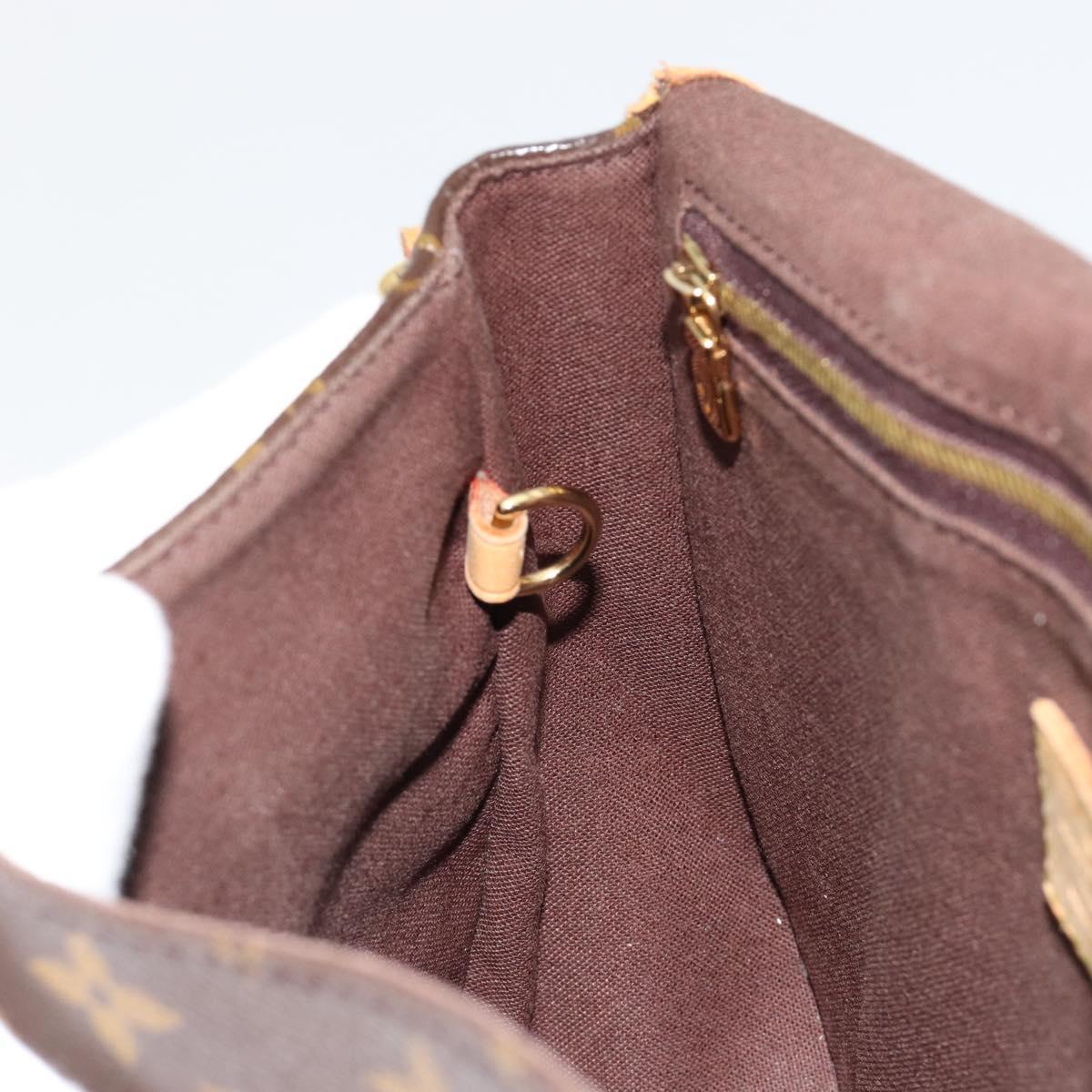 LOUIS VUITTON Monogram Menilmontant PM Shoulder Bag M40474 LV Auth 183182