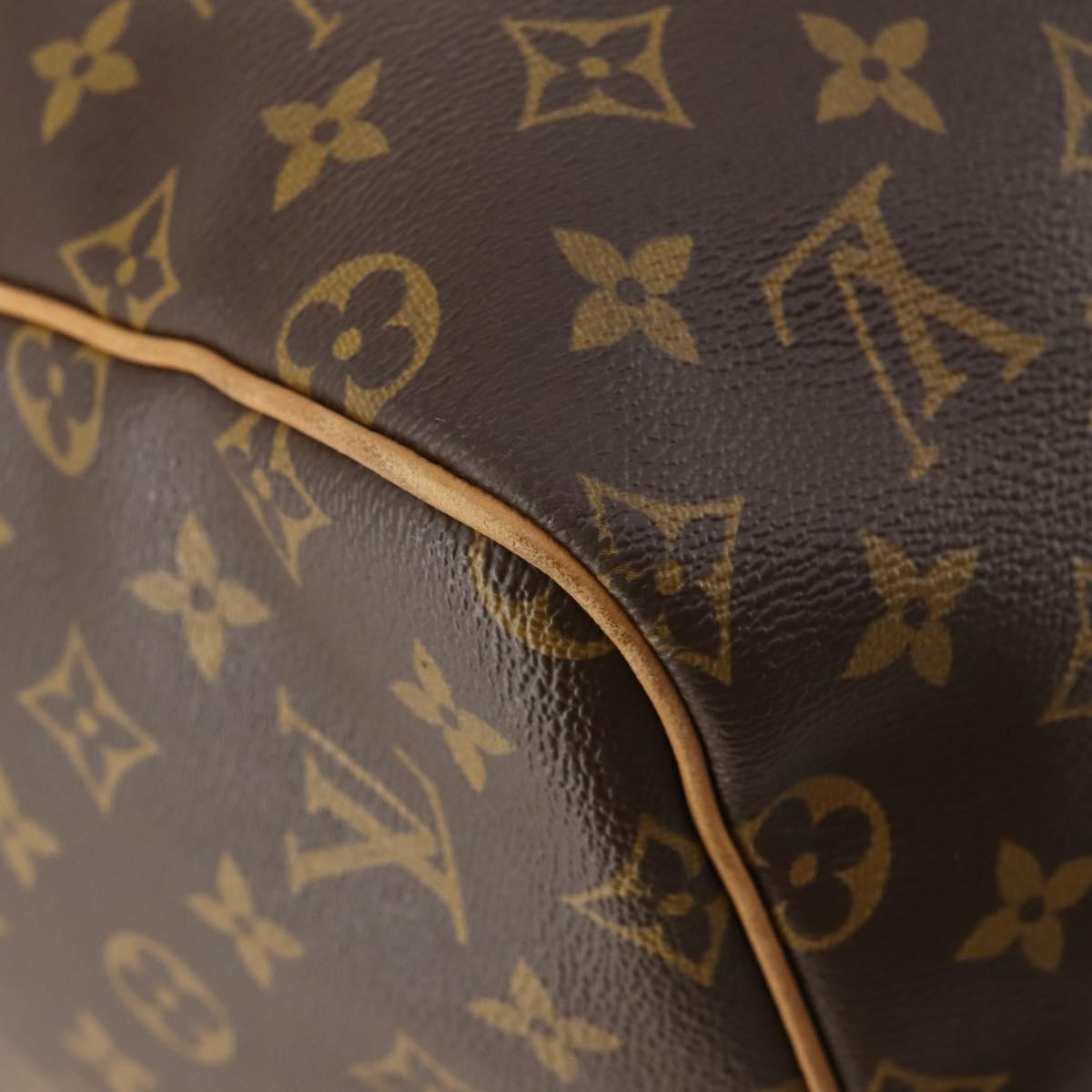 LOUIS VUITTON Monogram Keepall 55 Boston Bag M41424 LV Auth 183184