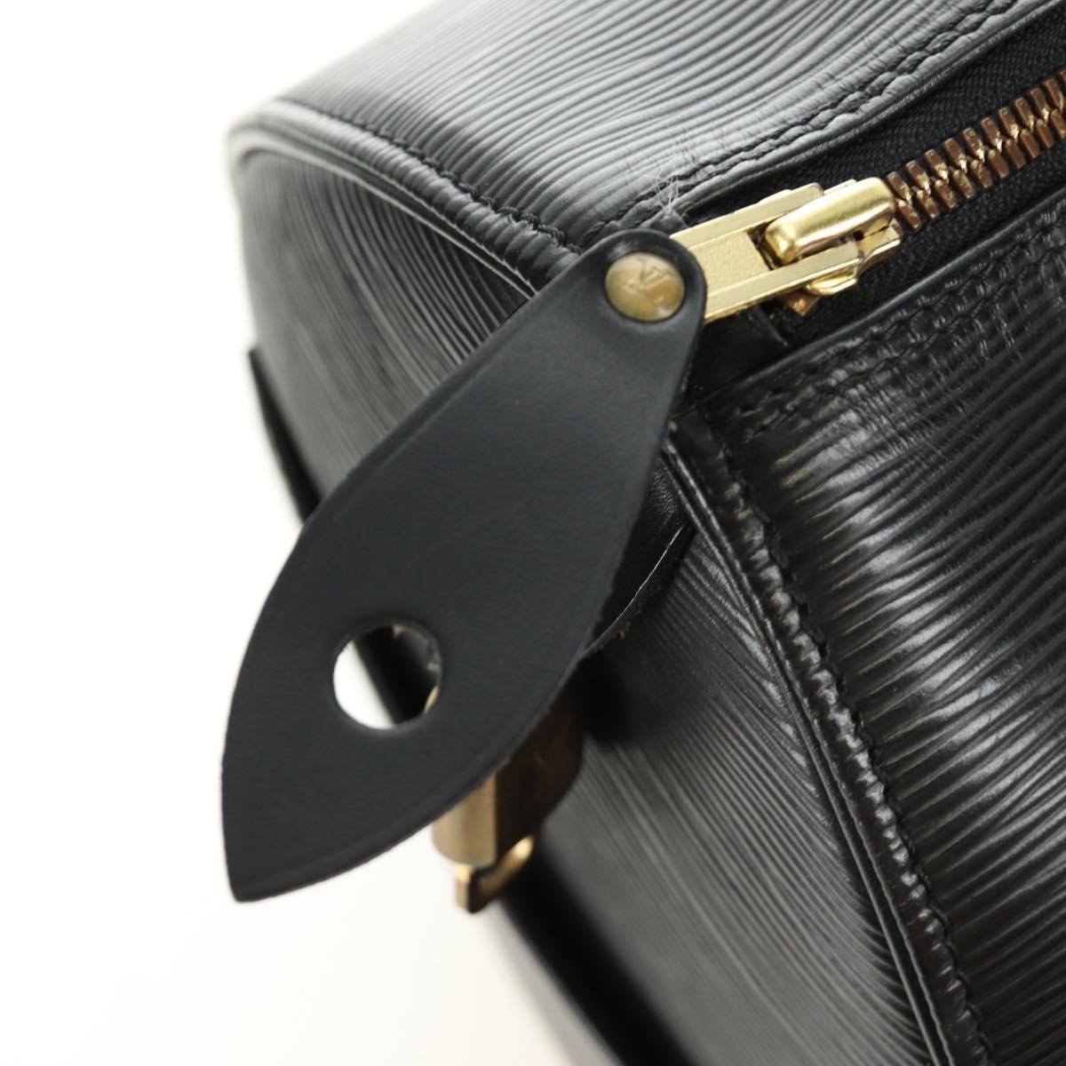 LOUIS VUITTON Epi Speedy 40 Hand Bag Black M42982 LV Auth 183190SAV