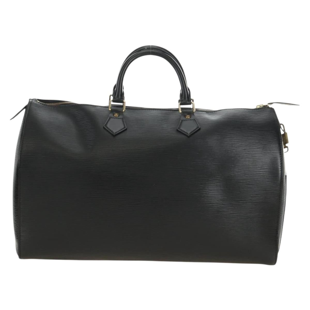 LOUIS VUITTON Epi Speedy 40 Hand Bag Black M42982 LV Auth 183190SAV