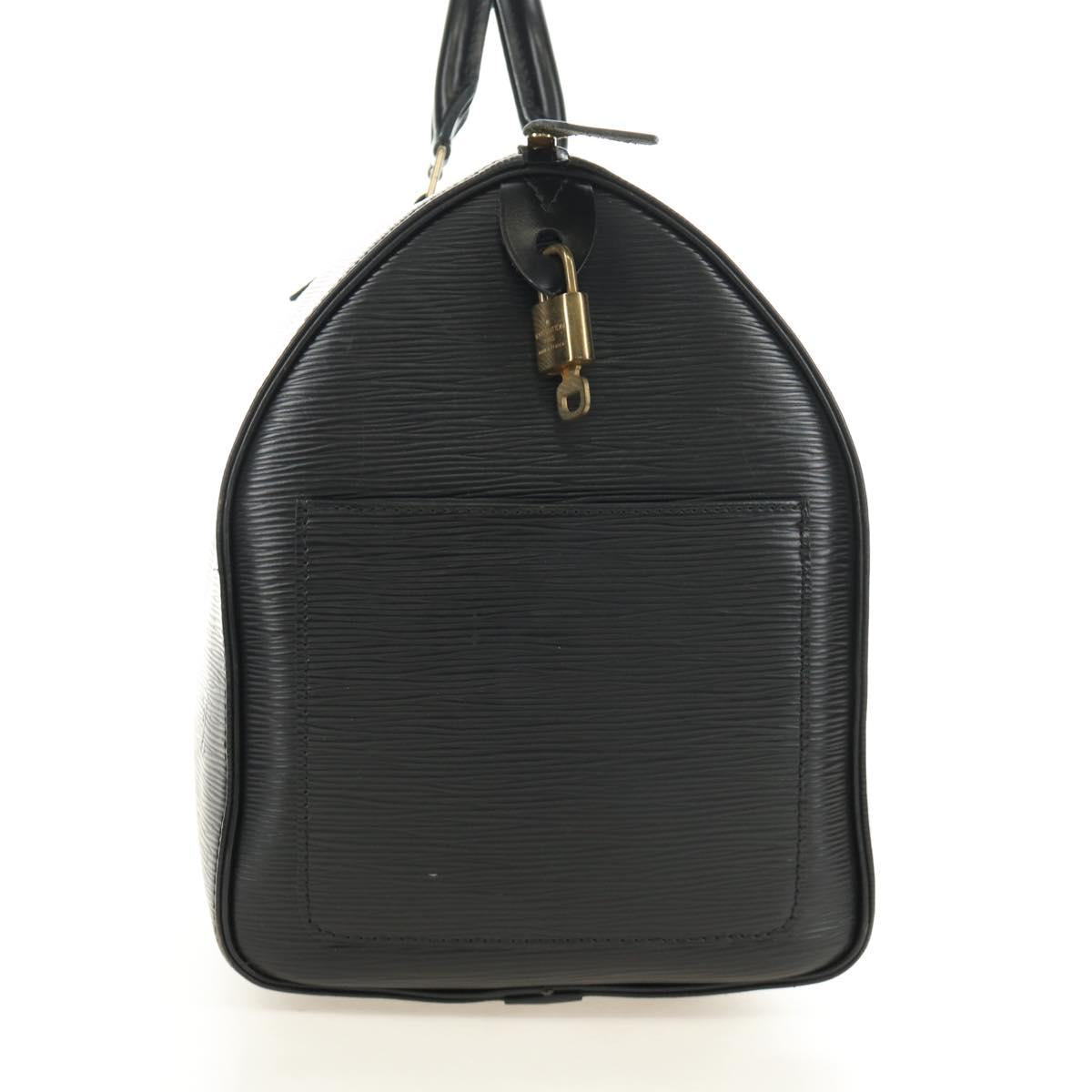 LOUIS VUITTON Epi Speedy 40 Hand Bag Black M42982 LV Auth 183190SAV