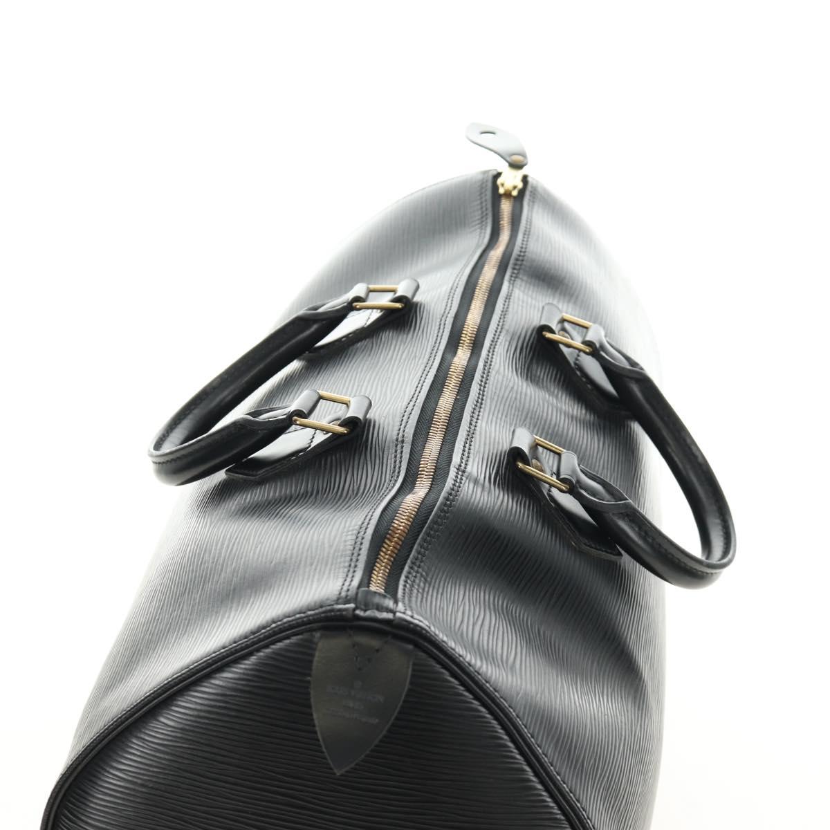 LOUIS VUITTON Epi Speedy 40 Hand Bag Black M42982 LV Auth 183190SAV