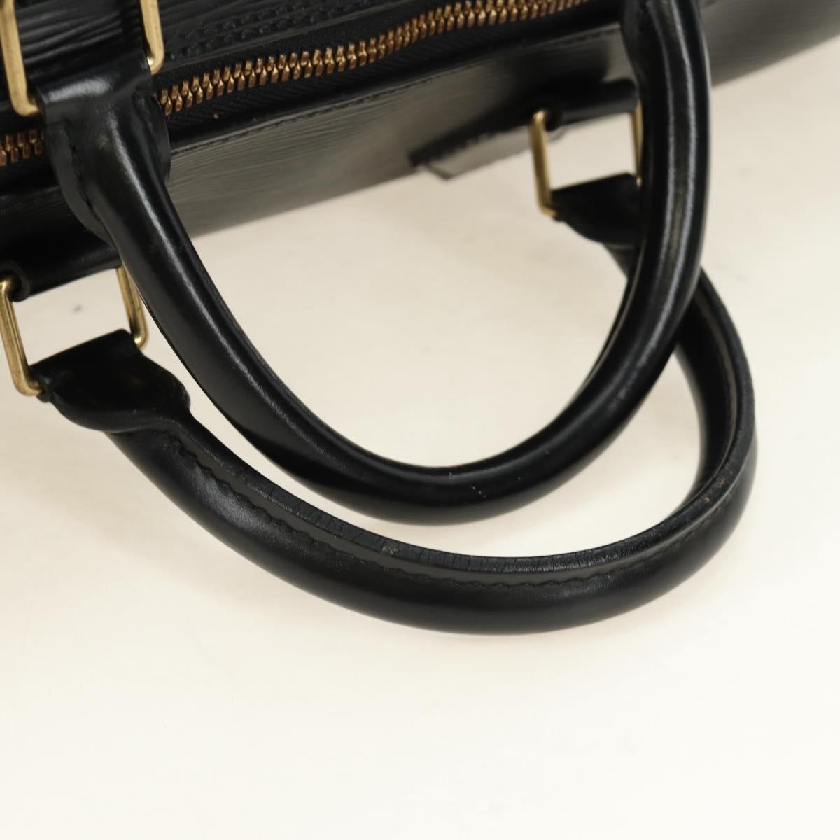 LOUIS VUITTON Epi Speedy 40 Hand Bag Black M42982 LV Auth 183190SAV