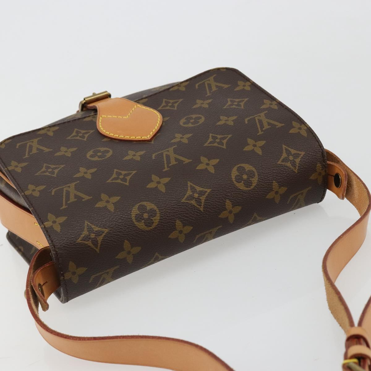 LOUIS VUITTON Monogram Cartouchiere MM Shoulder Bag M51253 LV Auth 183209