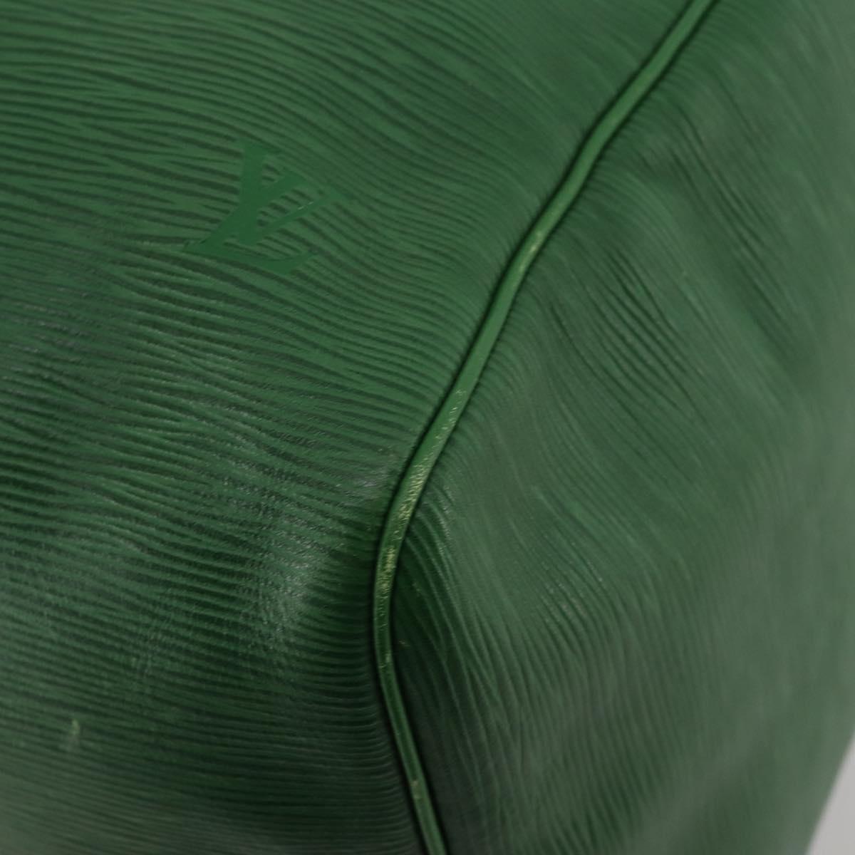 LOUIS VUITTON Epi Keepall 55 Boston Bag Green M42954 LV Auth 183211A