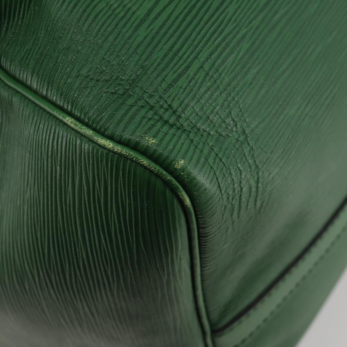 LOUIS VUITTON Epi Keepall 55 Boston Bag Green M42954 LV Auth 183211A