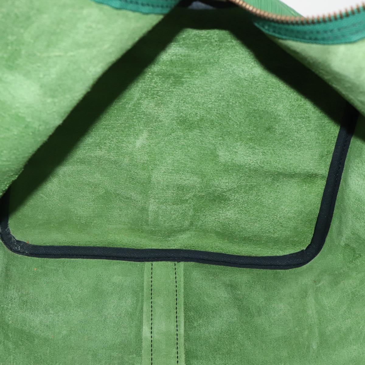LOUIS VUITTON Epi Keepall 55 Boston Bag Green M42954 LV Auth 183211A