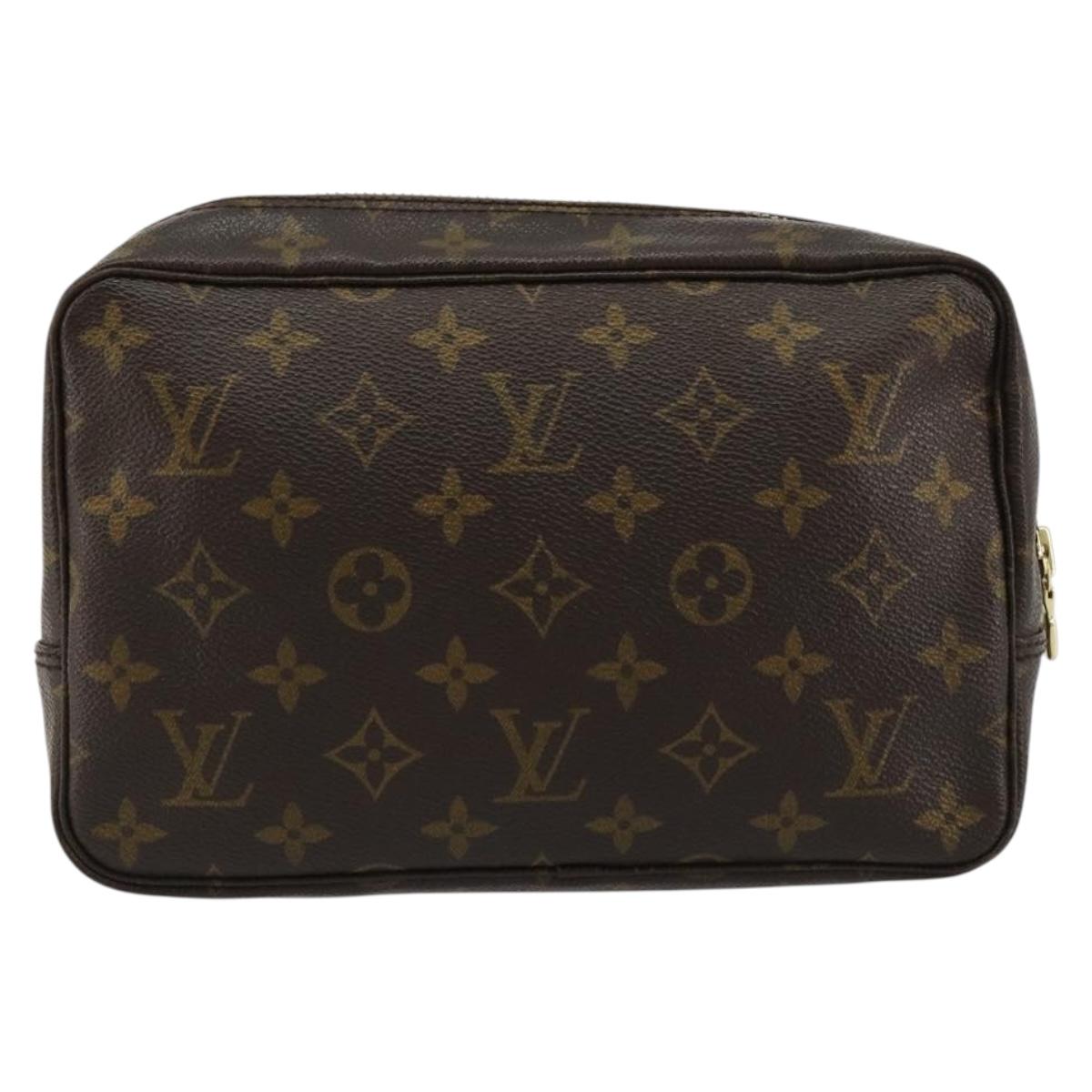 LOUIS VUITTON Monogram Trousse Toilette 23 Clutch Bag M47524 LV Auth 183238