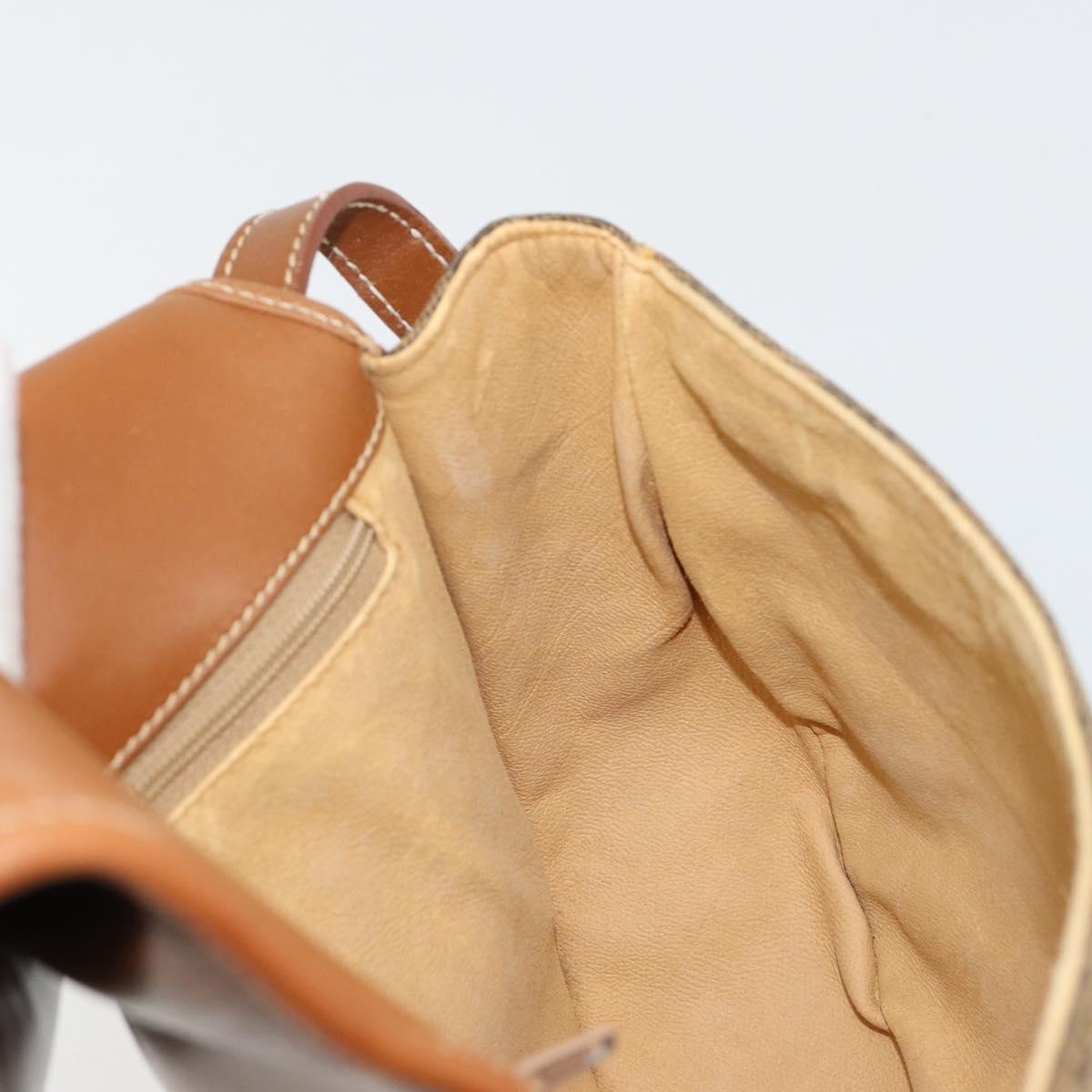 GUCCI GG Canvas Shoulder Bag Beige Gold 007 14 0074 Auth 183260