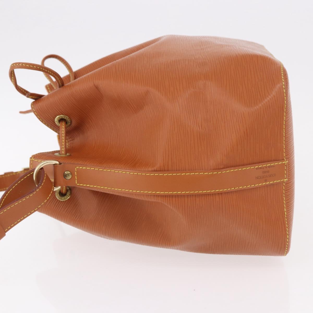 LOUIS VUITTON Epi Petit Noe Shoulder Bag Zipangu Gold M44108 LV Auth 183270SAV