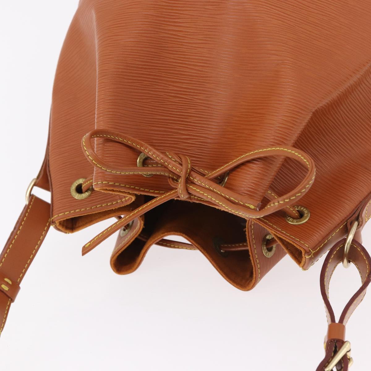 LOUIS VUITTON Epi Petit Noe Shoulder Bag Zipangu Gold M44108 LV Auth 183270SAV