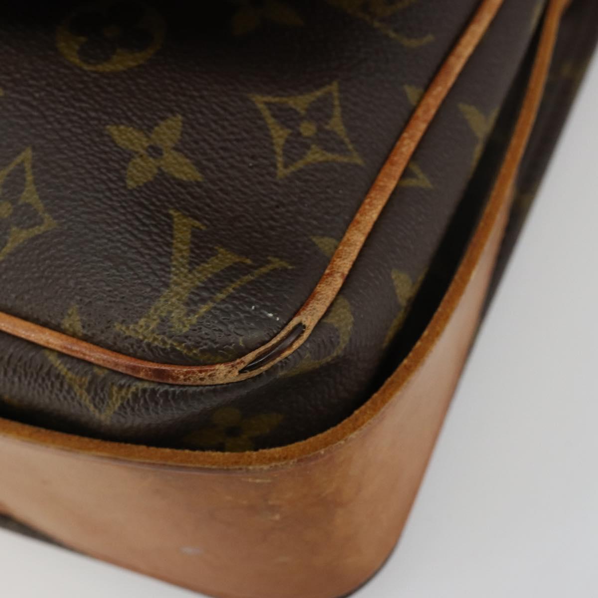 LOUIS VUITTON Monogram Cartouchiere GM Shoulder Bag M51252 LV Auth 183272