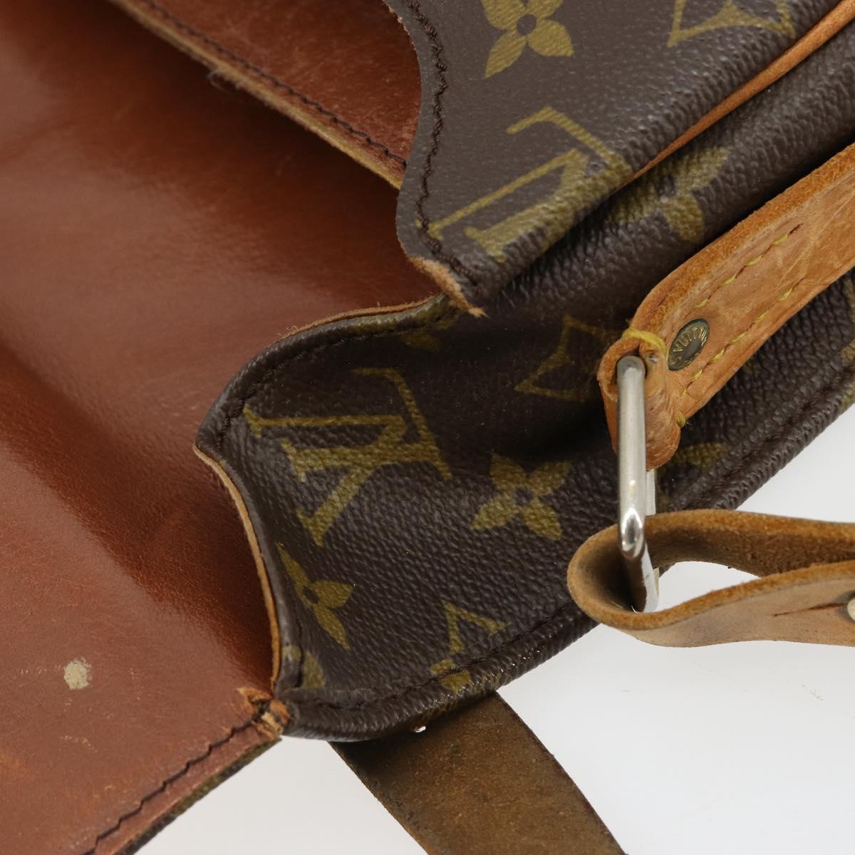 LOUIS VUITTON Monogram Cartouchiere GM Shoulder Bag M51252 LV Auth 183272