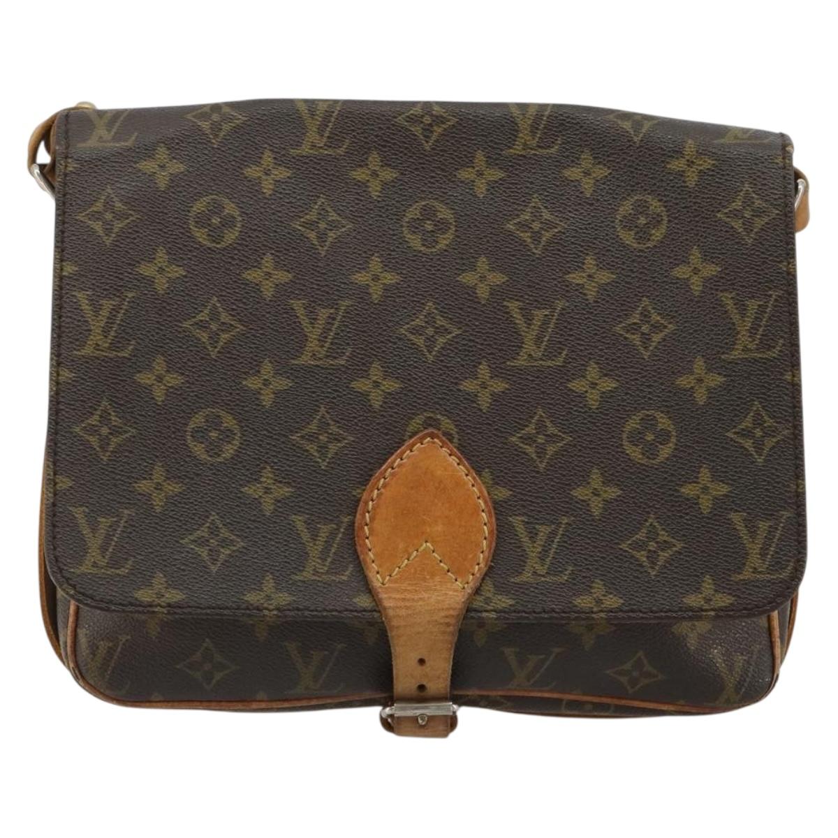 LOUIS VUITTON Monogram Cartouchiere GM Shoulder Bag M51252 LV Auth 183272