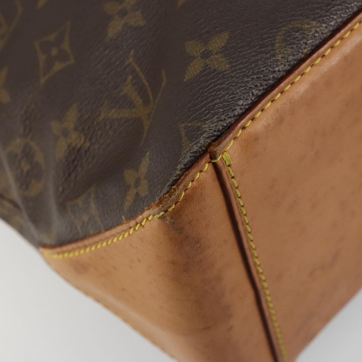 LOUIS VUITTON Monogram Cabas Piano Tote Bag M51148 LV Auth 183276