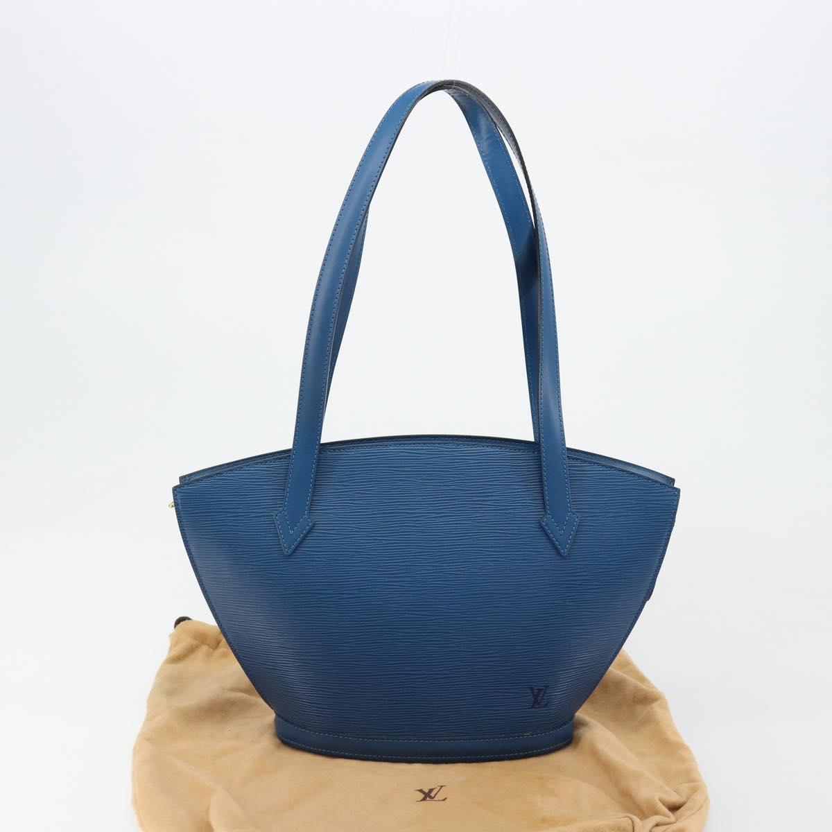 LOUIS VUITTON Epi Saint Jacques Shopping Shoulder Bag Blue M52275 Auth 183305SAV
