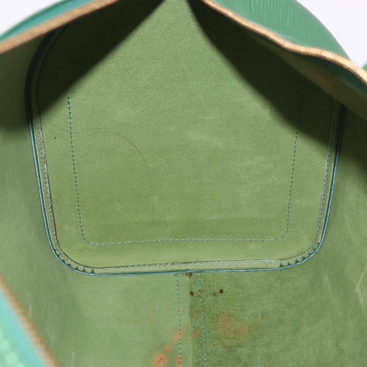 LOUIS VUITTON Epi Keepall 45 Boston Bag Green M42974 LV Auth 183311SAV
