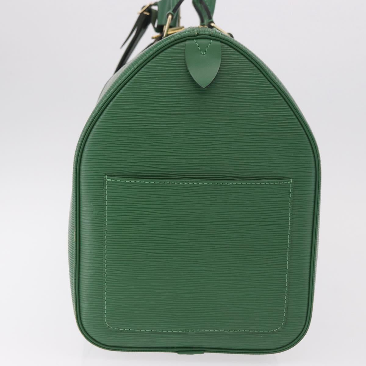 LOUIS VUITTON Epi Keepall 45 Boston Bag Green M42974 LV Auth 183311SAV