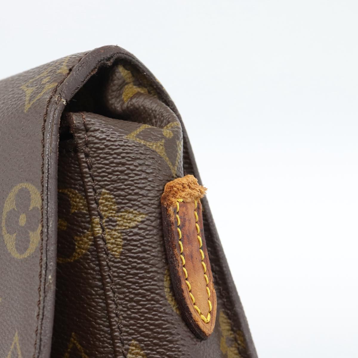 LOUIS VUITTON Monogram Saint Cloud MM Shoulder Bag M51243 LV Auth 183314
