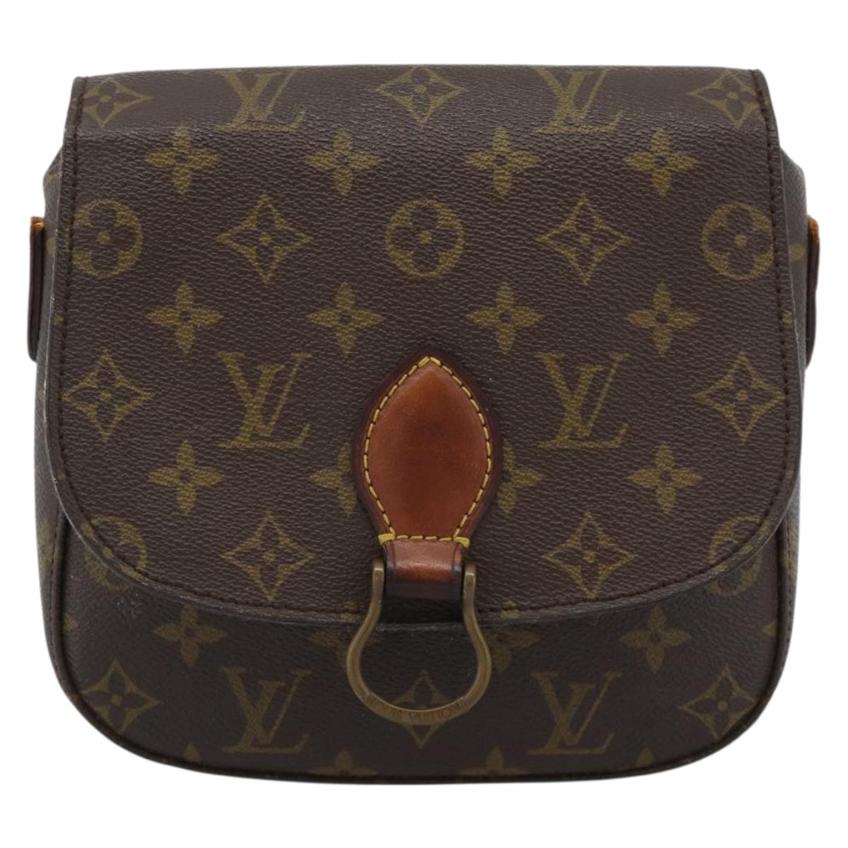 LOUIS VUITTON Monogram Saint Cloud MM Shoulder Bag M51243 LV Auth 183314