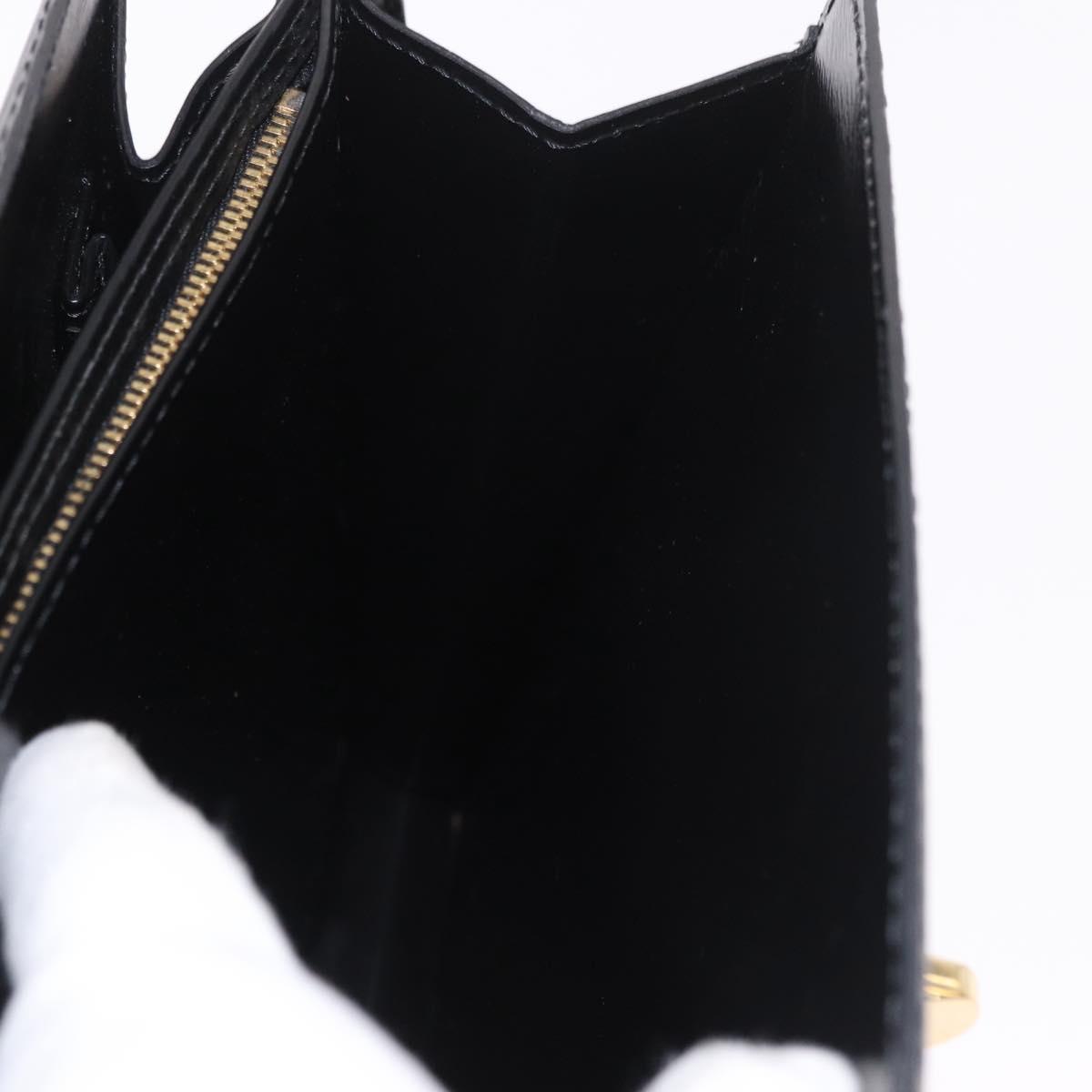 LOUIS VUITTON Epi Capuchin Shoulder Bag Black M52342 LV Auth 183324