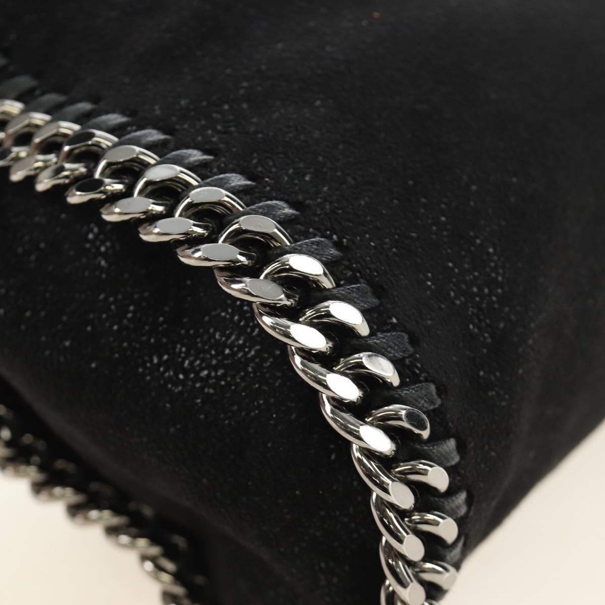 Stella MacCartney Chain Falabella Bag polyester 2way Black 512064 Auth 183338V