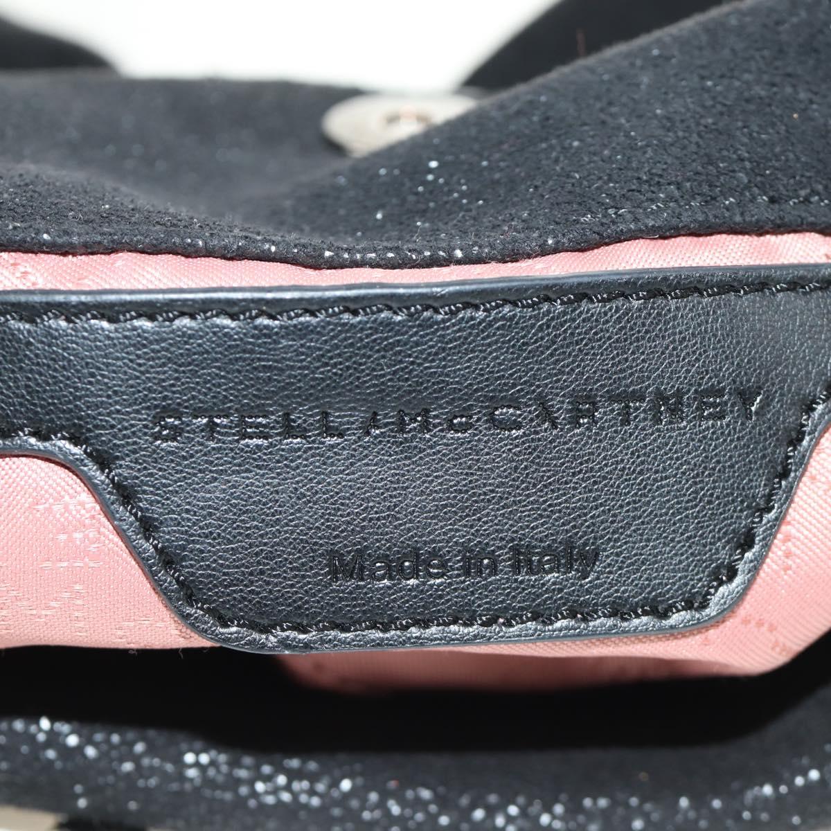 Stella MacCartney Chain Falabella Bag polyester 2way Black 512064 Auth 183338V