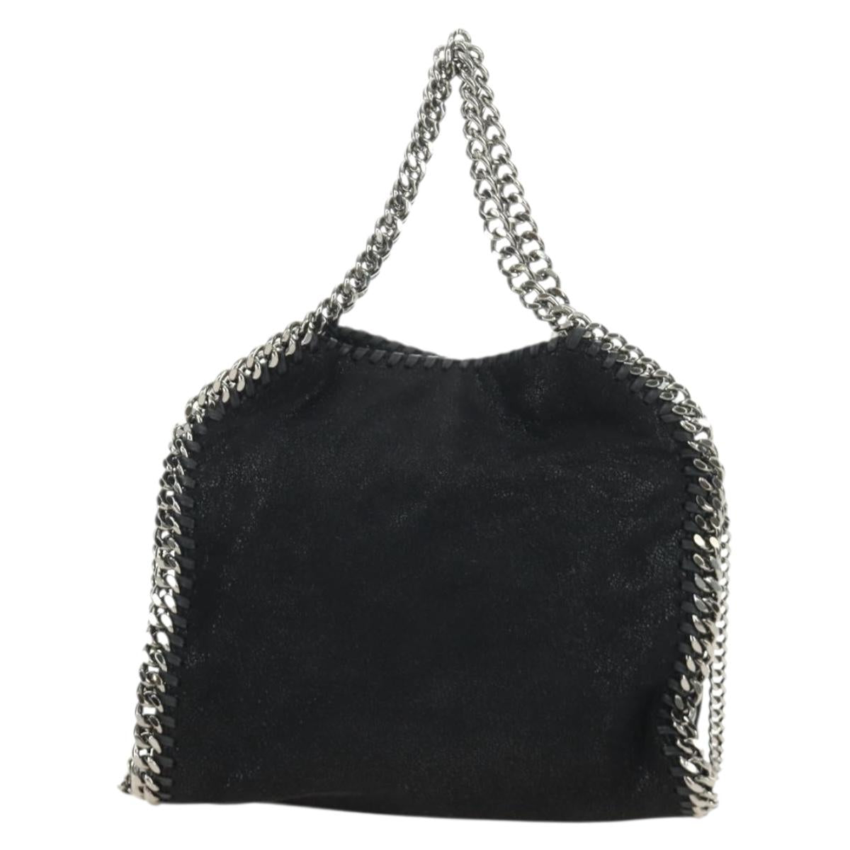 Stella MacCartney Chain Falabella Bag polyester 2way Black 512064 Auth 183338V