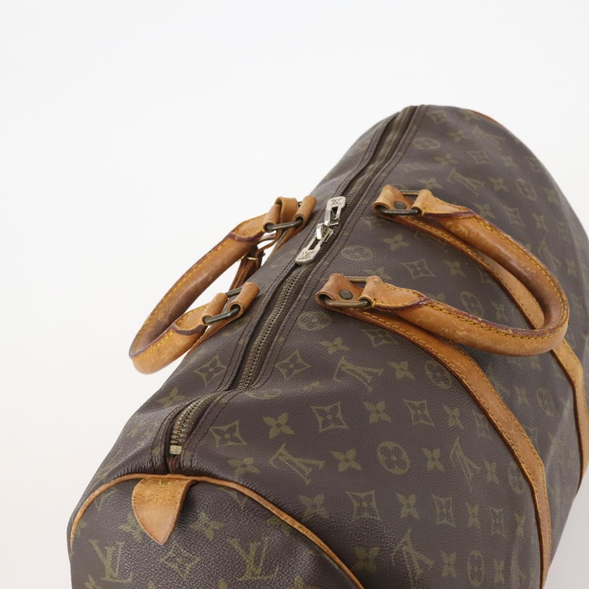 LOUIS VUITTON Monogram Keepall 45 Boston Bag M41428 LV Auth 183343