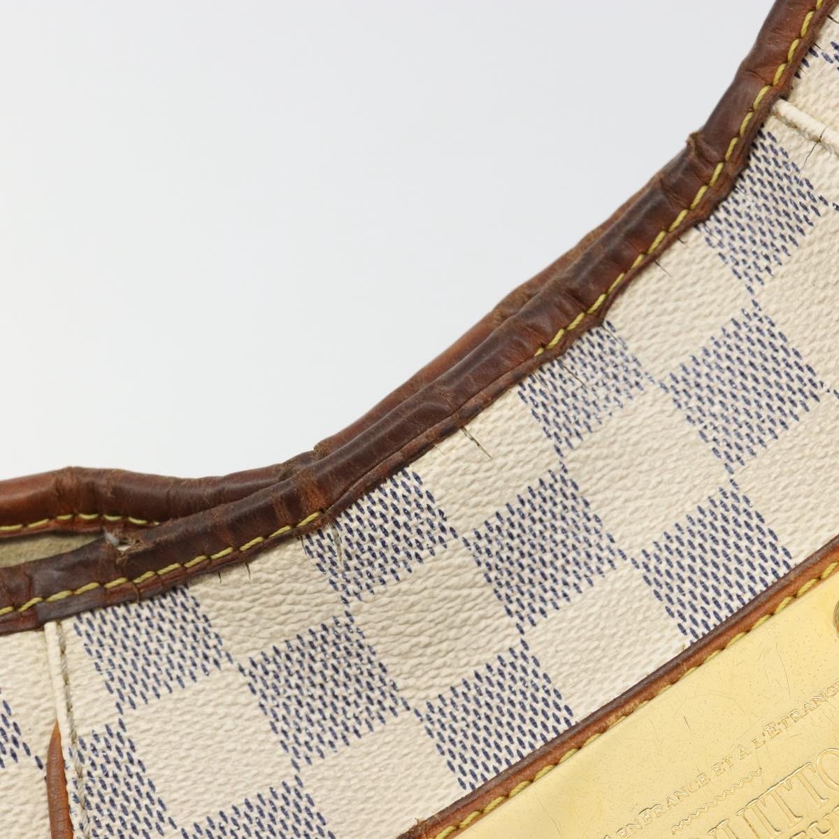 LOUIS VUITTON Damier Azur Galliera PM Shoulder Bag N55215 LV Auth 183344