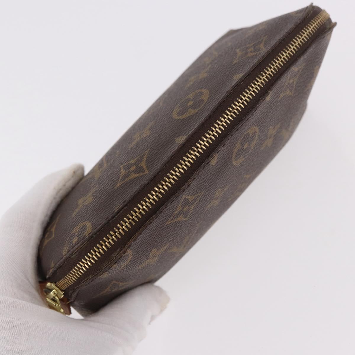 LOUIS VUITTON Monogram Pochette Cosmetic PM Pouch M43998 LV Auth 183346