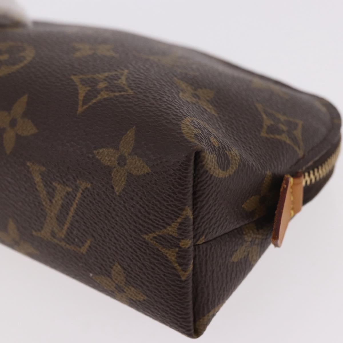 LOUIS VUITTON Monogram Pochette Cosmetic PM Pouch M43998 LV Auth 183346