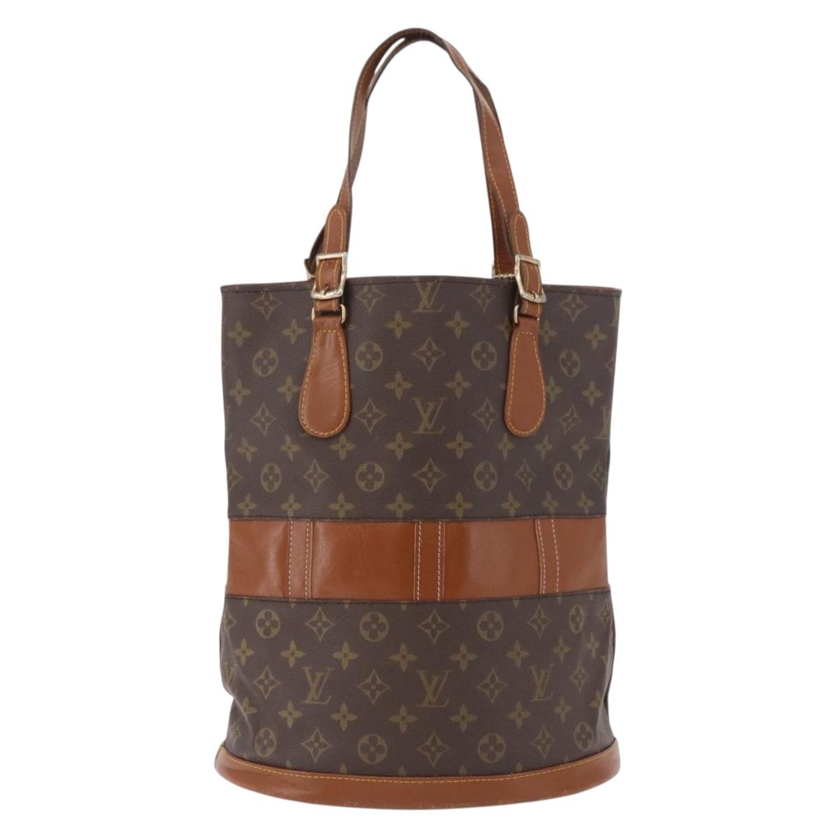 LOUIS VUITTON Monogram Bucket GM Shoulder Bag USA limited T42236 LV Auth 183351