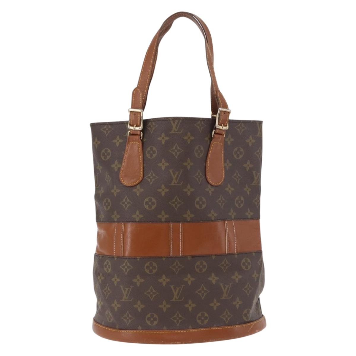LOUIS VUITTON Monogram Bucket GM Shoulder Bag USA limited T42236 LV Auth 183351