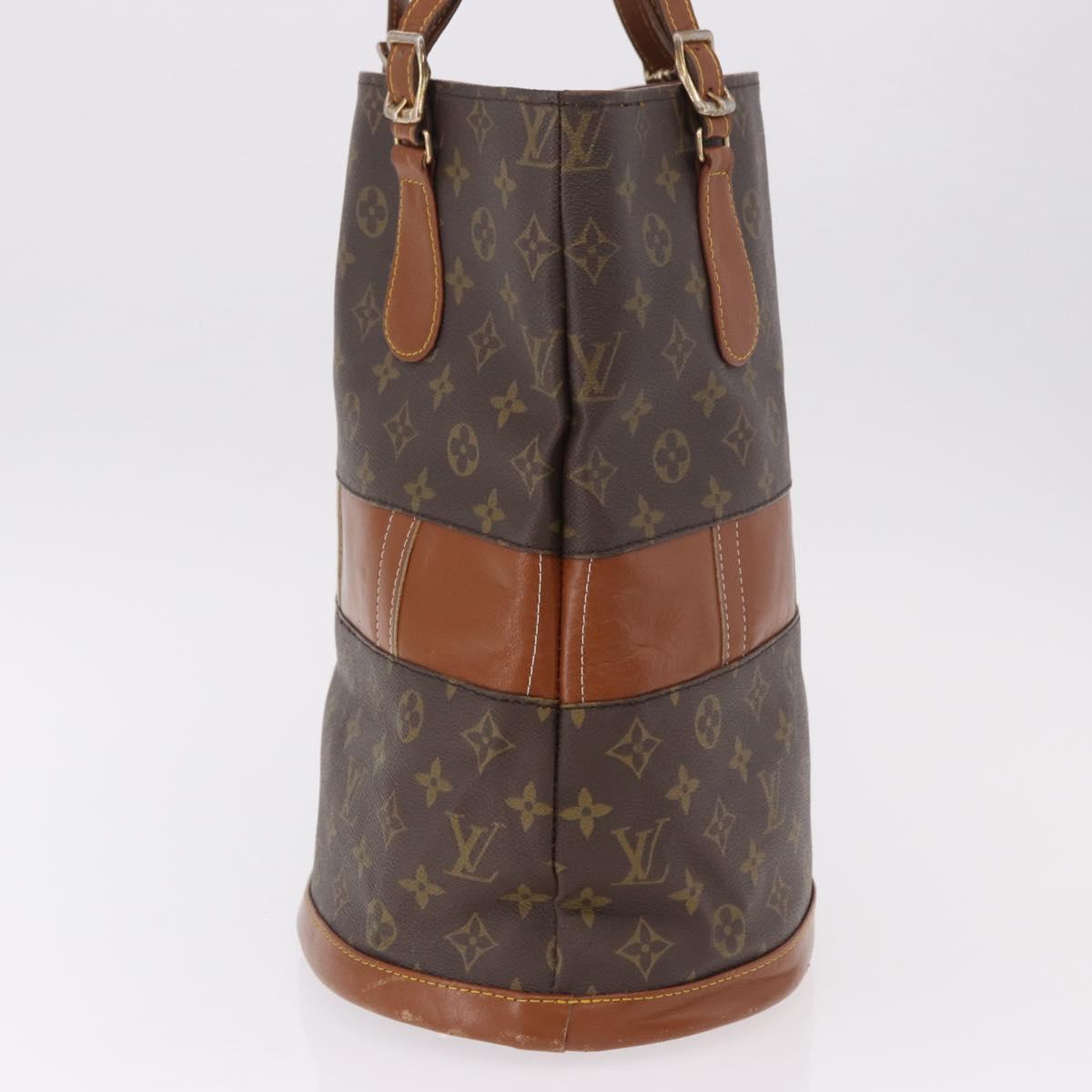 LOUIS VUITTON Monogram Bucket GM Shoulder Bag USA limited T42236 LV Auth 183351