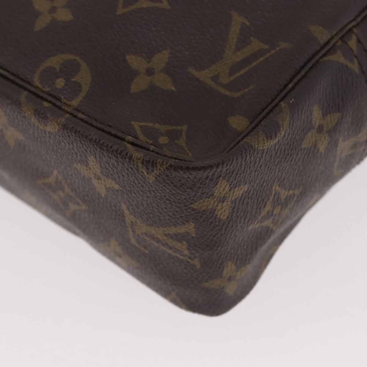 LOUIS VUITTON Monogram Trousse Toilette 28 Clutch Bag M47522 LV Auth 183356