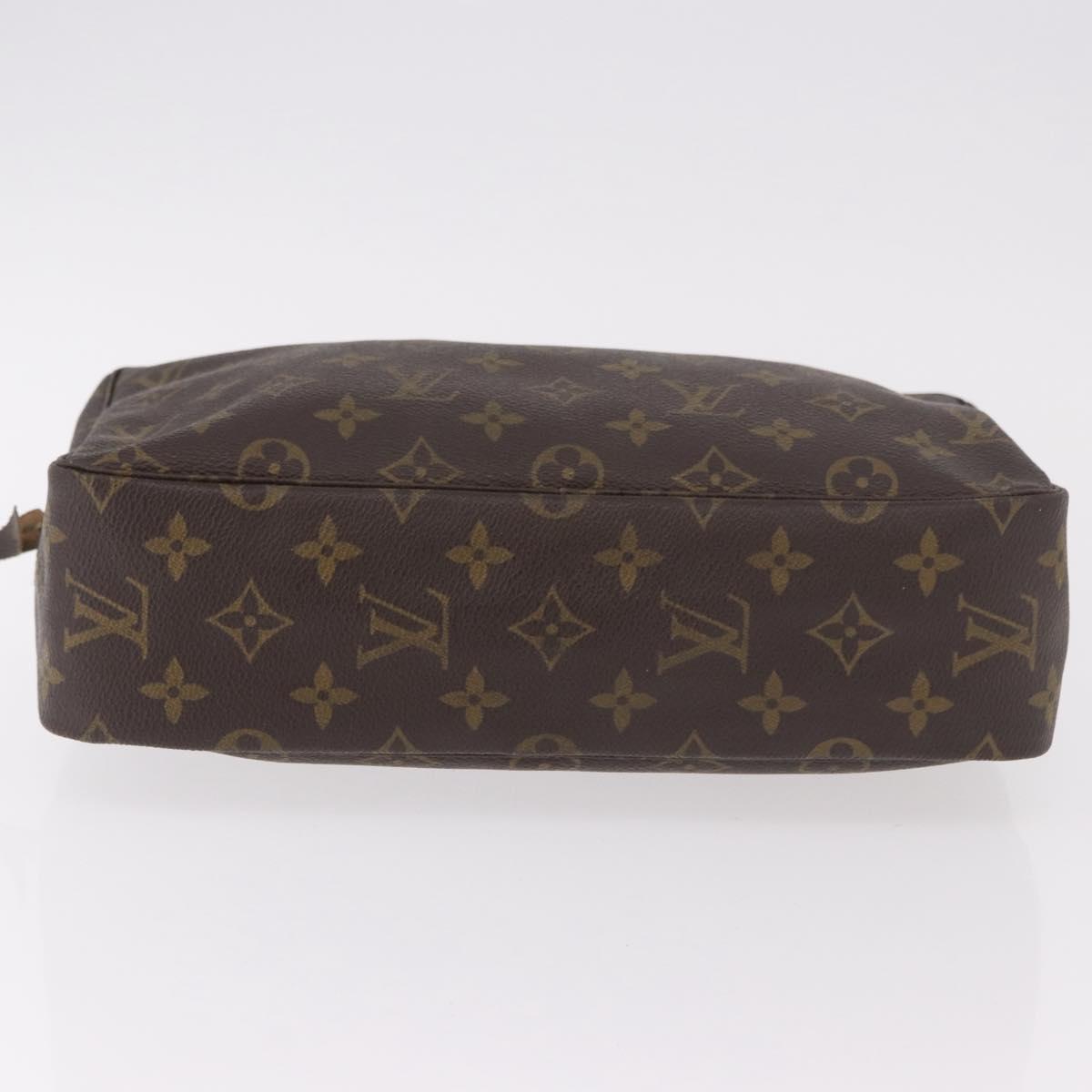 LOUIS VUITTON Monogram Trousse Toilette 28 Clutch Bag M47522 LV Auth 183356