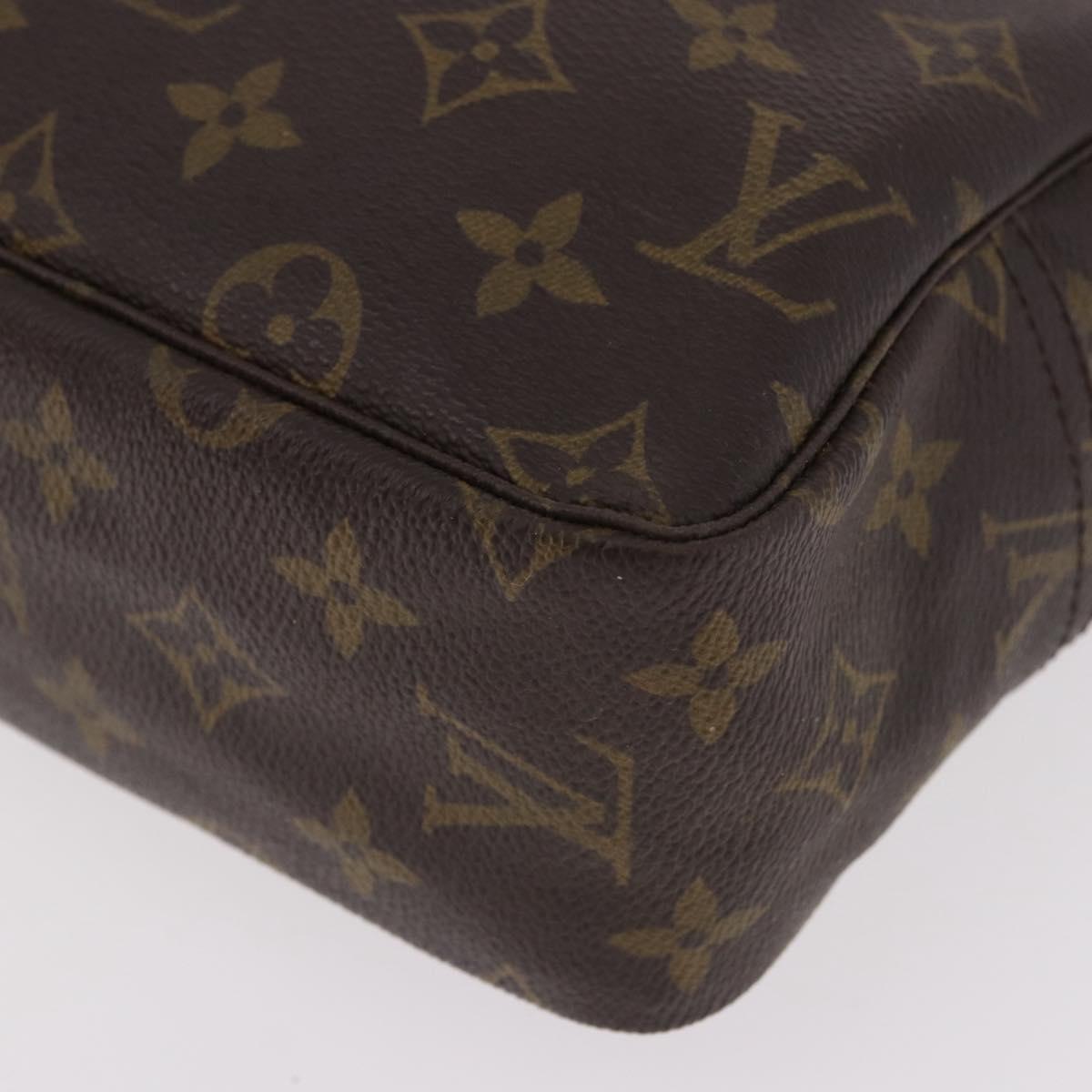 LOUIS VUITTON Monogram Trousse Toilette 28 Clutch Bag M47522 LV Auth 183356