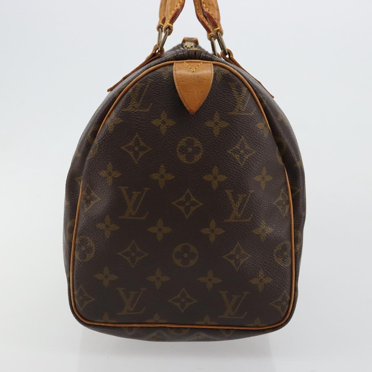 LOUIS VUITTON Monogram Speedy 30 Hand Bag M41526 LV Auth 183368A