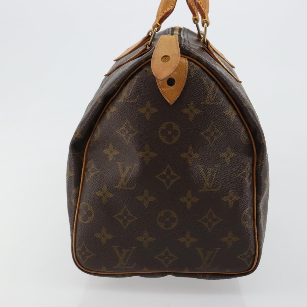 LOUIS VUITTON Monogram Speedy 30 Hand Bag M41526 LV Auth 183368A