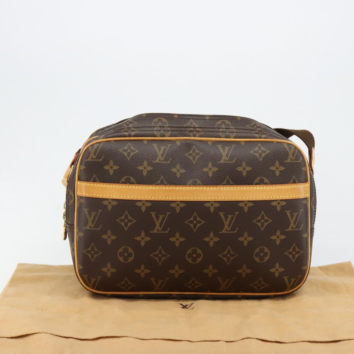 LOUIS VUITTON Monogram Reporter PM Shoulder Bag M45254 LV Auth 183370V