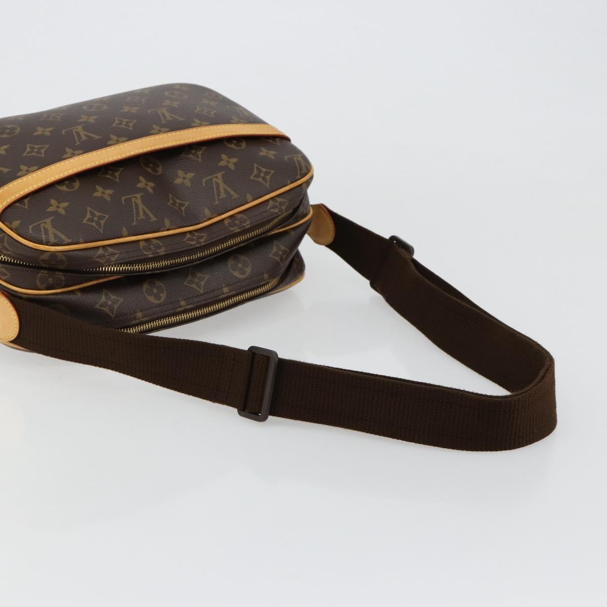LOUIS VUITTON Monogram Reporter PM Shoulder Bag M45254 LV Auth 183370V