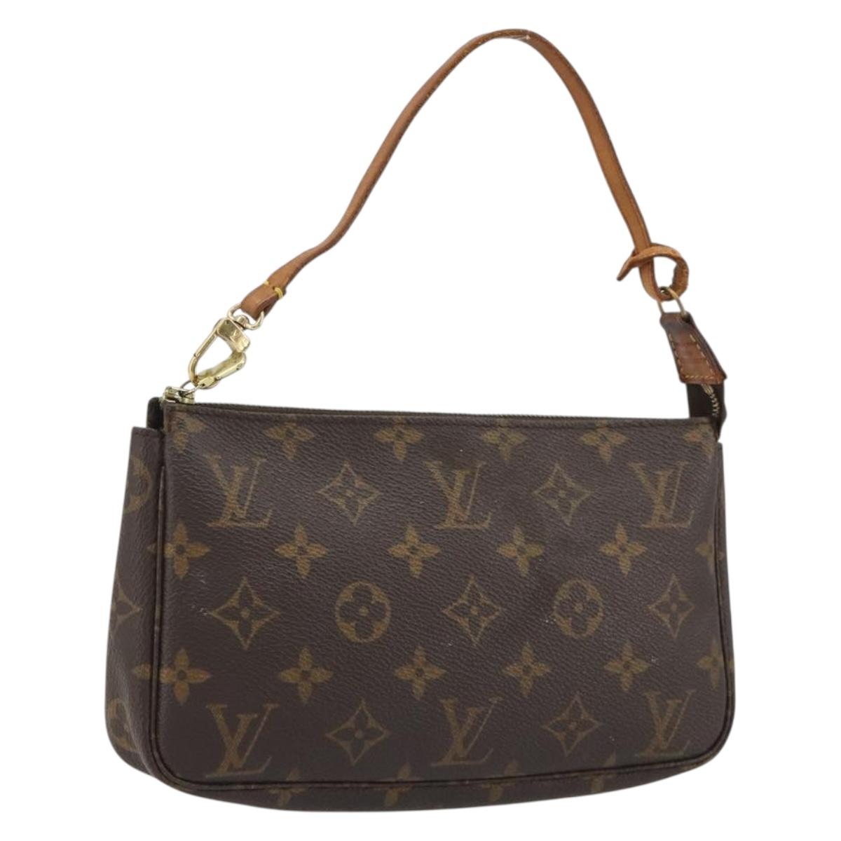 LOUIS VUITTON Monogram Pochette Accessoires Accessory Pouch M51980 Auth 183383