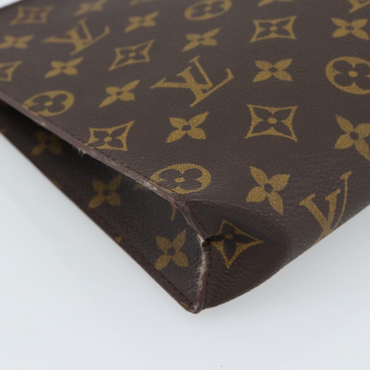 LOUIS VUITTON Monogram Poche Toilette 26 Pouch M47542 LV Auth 183385