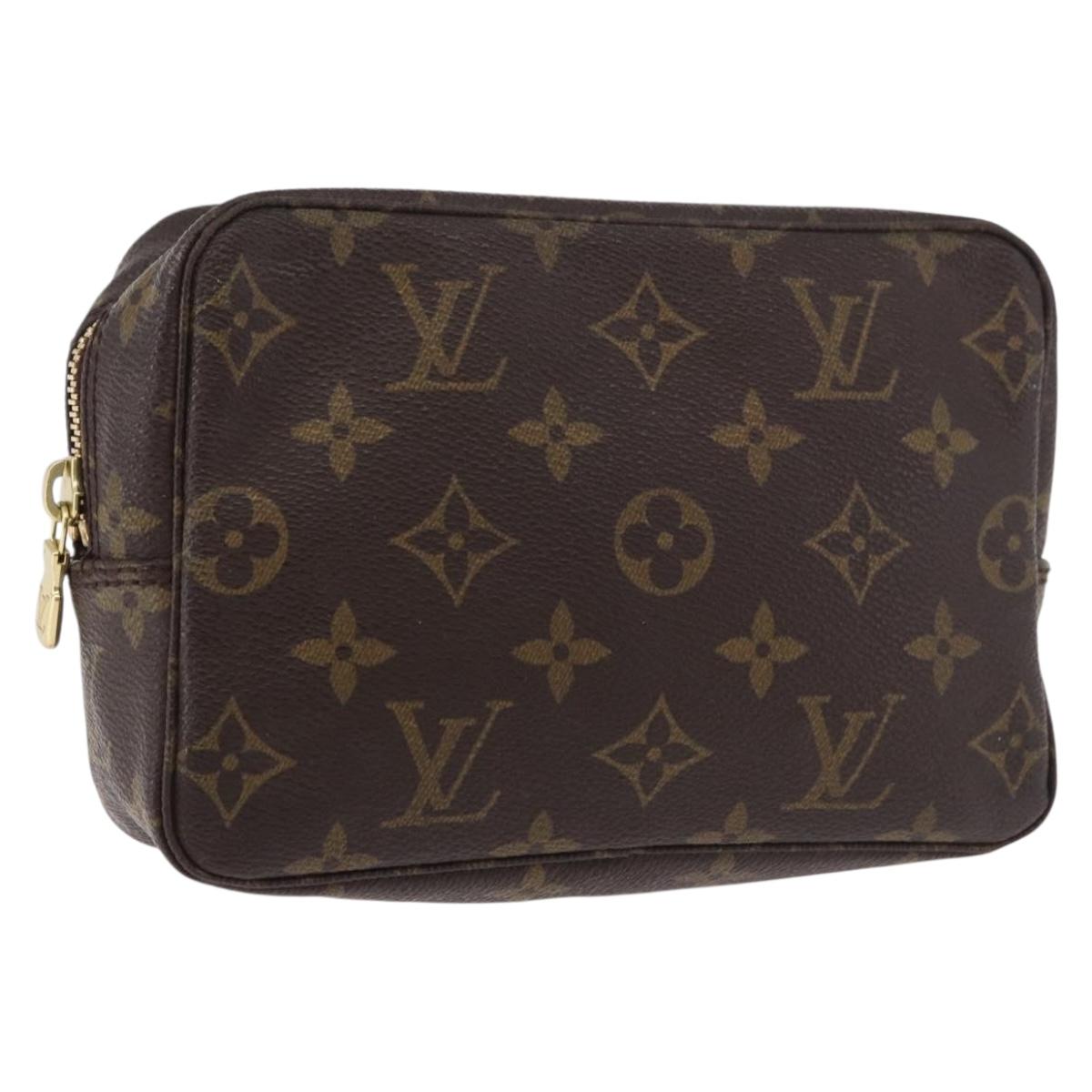 LOUIS VUITTON Monogram Trousse Toilette 18 Pouch M47526 LV Auth 183397A