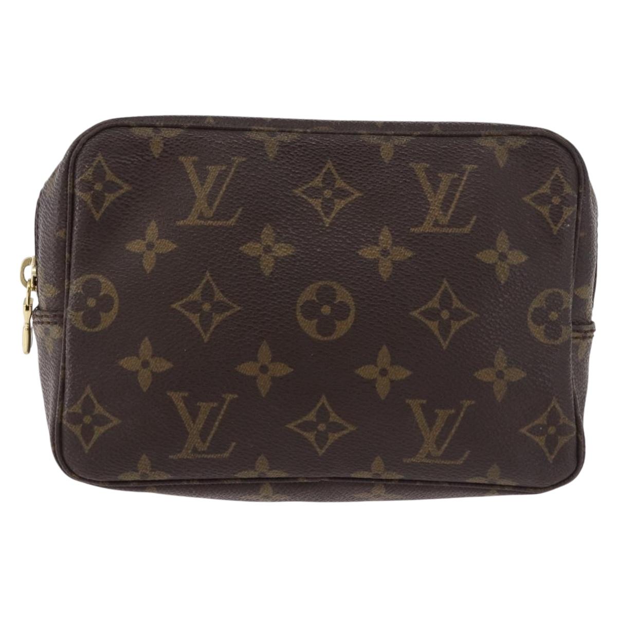 LOUIS VUITTON Monogram Trousse Toilette 18 Pouch M47526 LV Auth 183397A