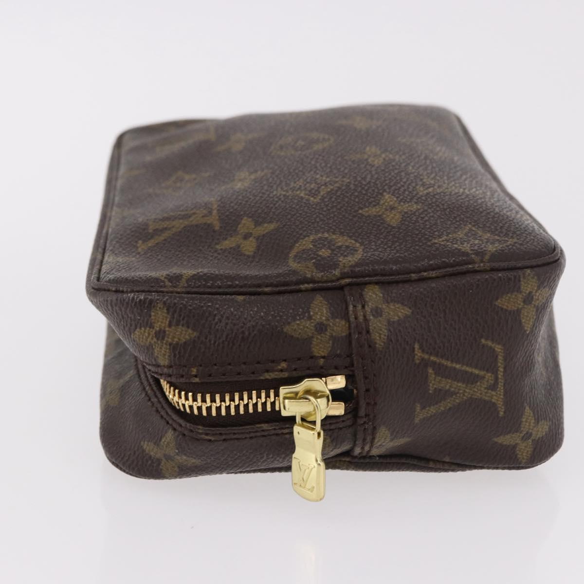 LOUIS VUITTON Monogram Trousse Toilette 18 Pouch M47526 LV Auth 183397A